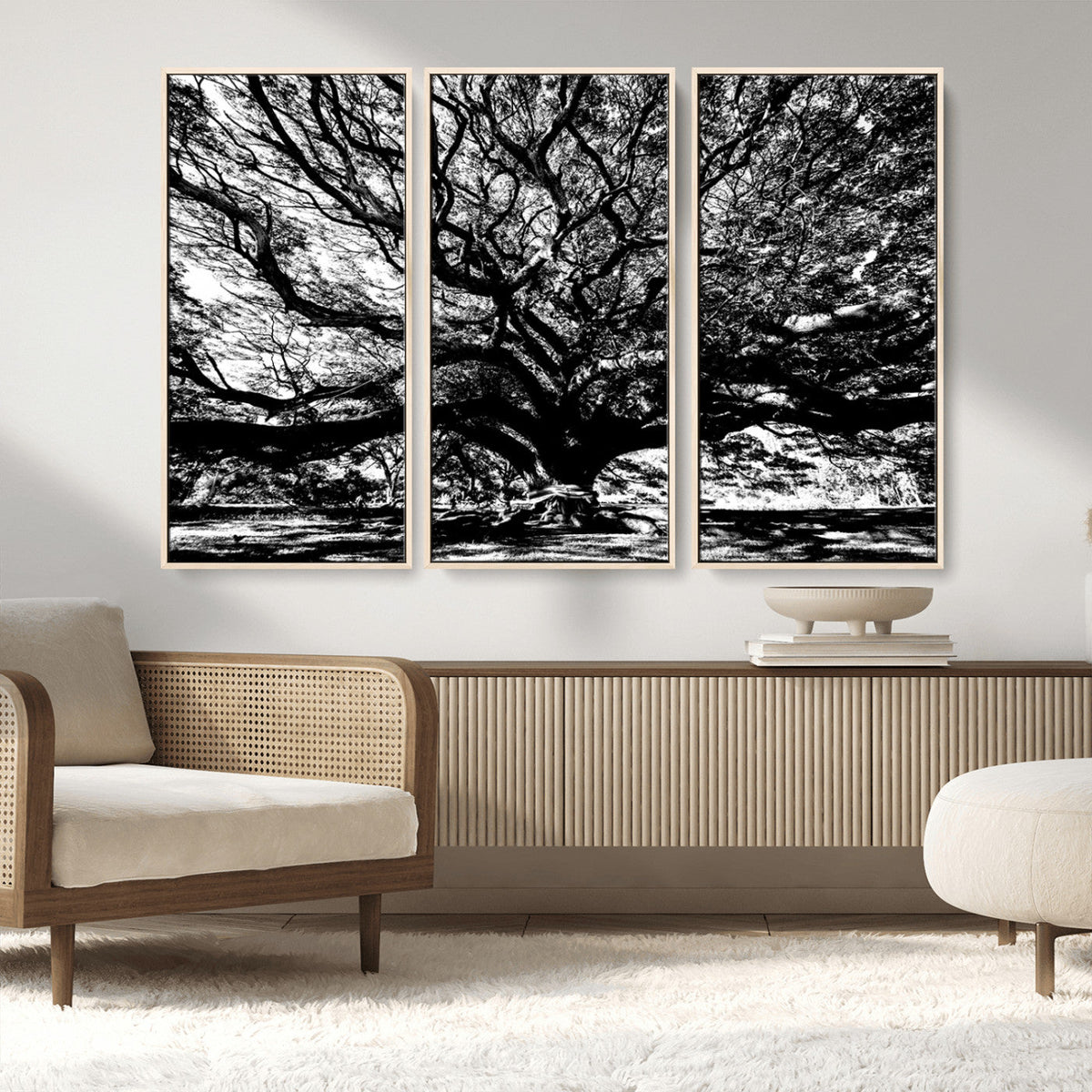 Mighty Angel Oak Wall Art | Angel Oak Tree Art Print