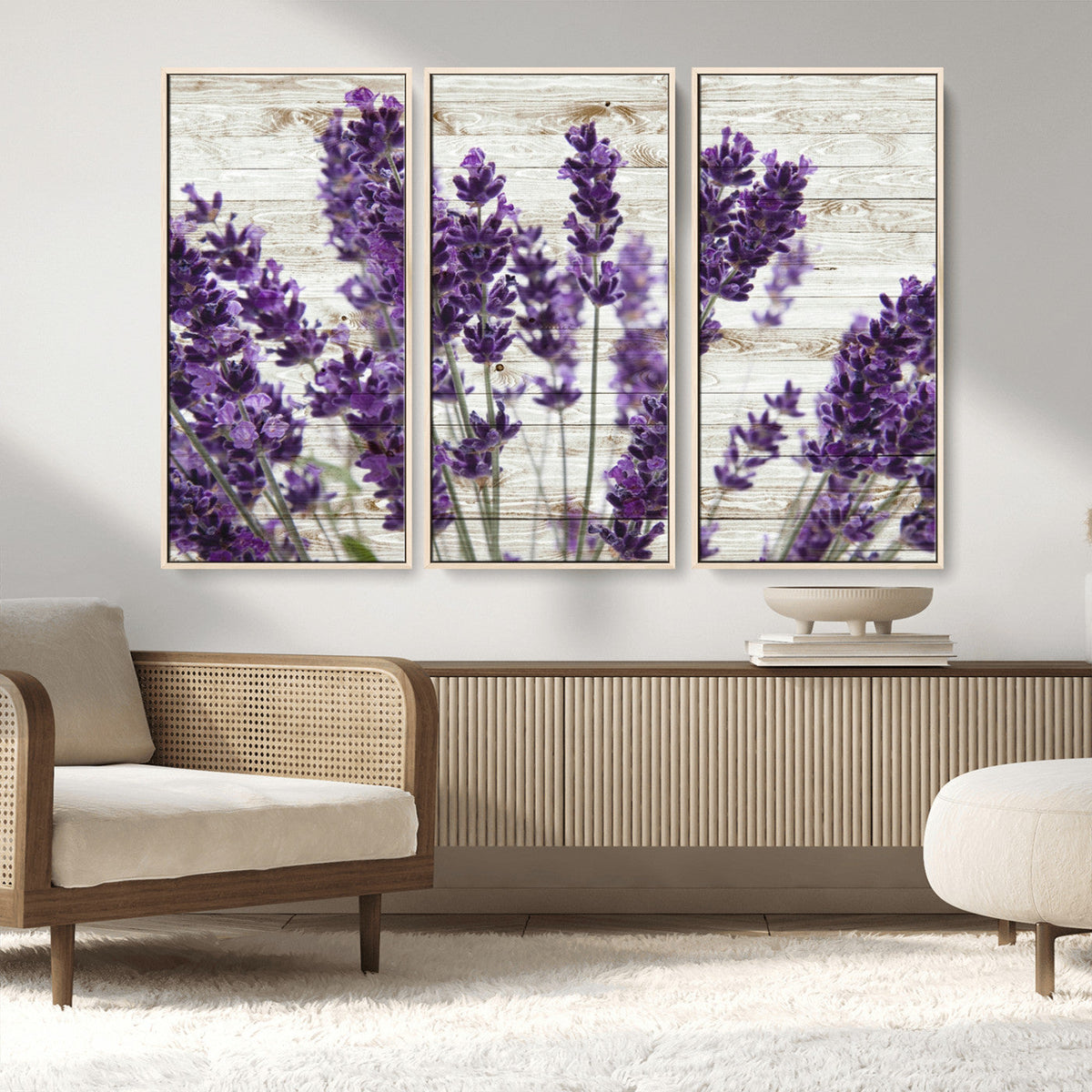 Lavender Herb Wall Art Canvas Print