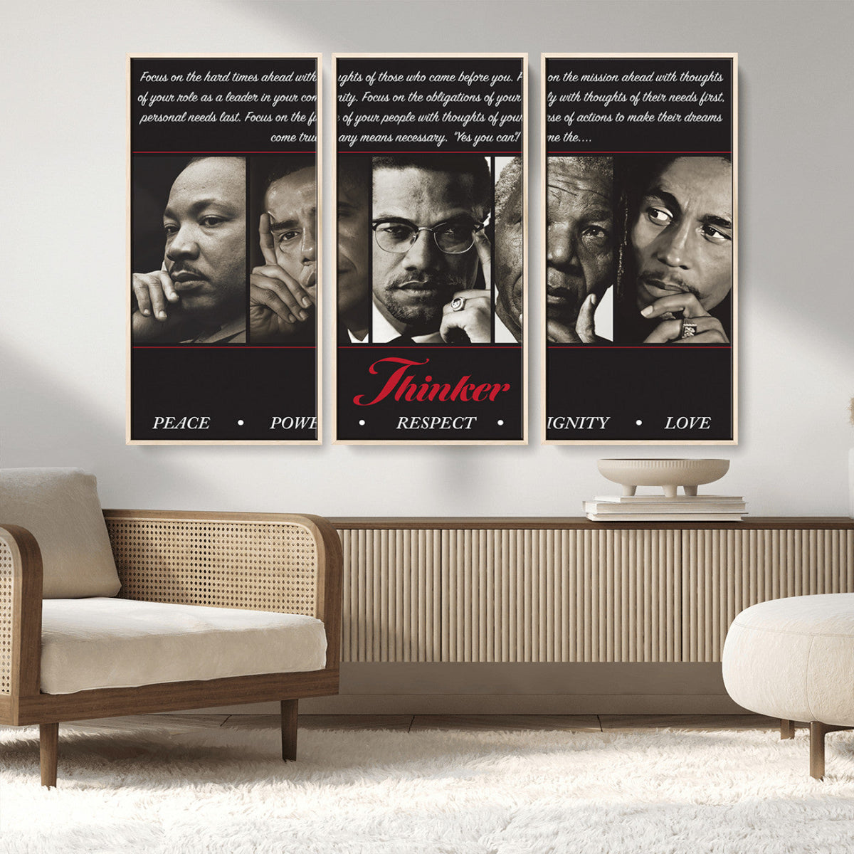 Thinkers of Wall Art Canvas Print - Inspirational Wall Art