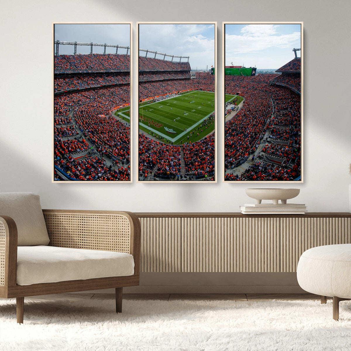Denver Broncos Football Team Print - Empower Field Mile High