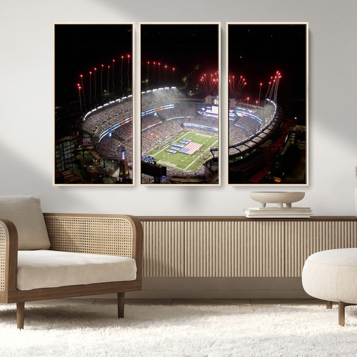 New England Patriots Team Print Wall Art- Foxborough