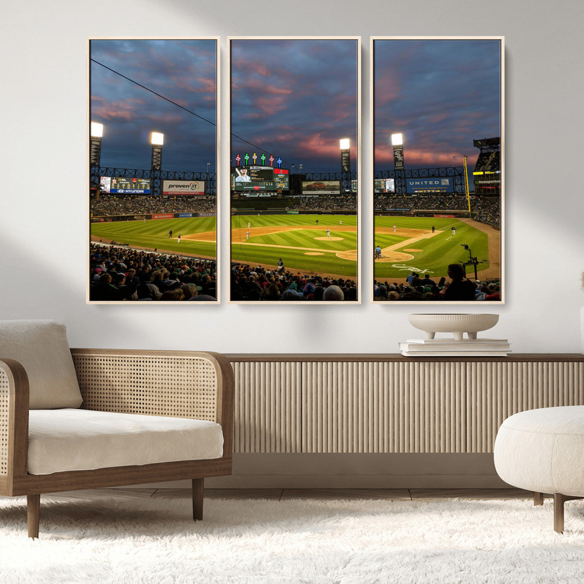 Chicago White Sox Baseball Team Print Canvas- Guaranteed