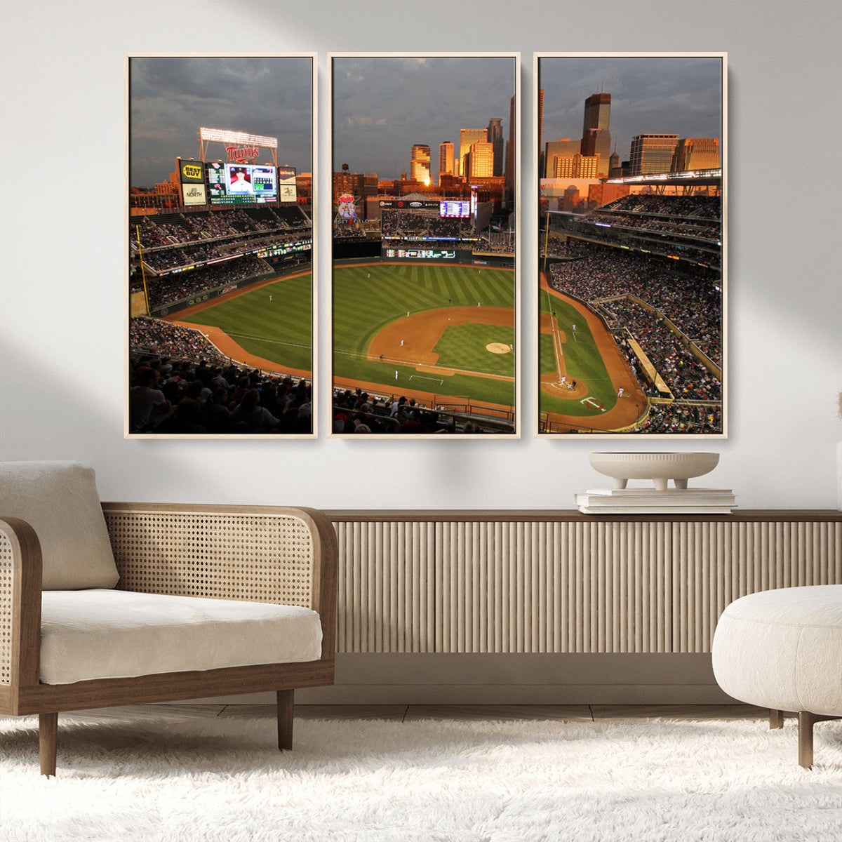 Minnesota Twins Baseball Team Print - Minneapolis Target