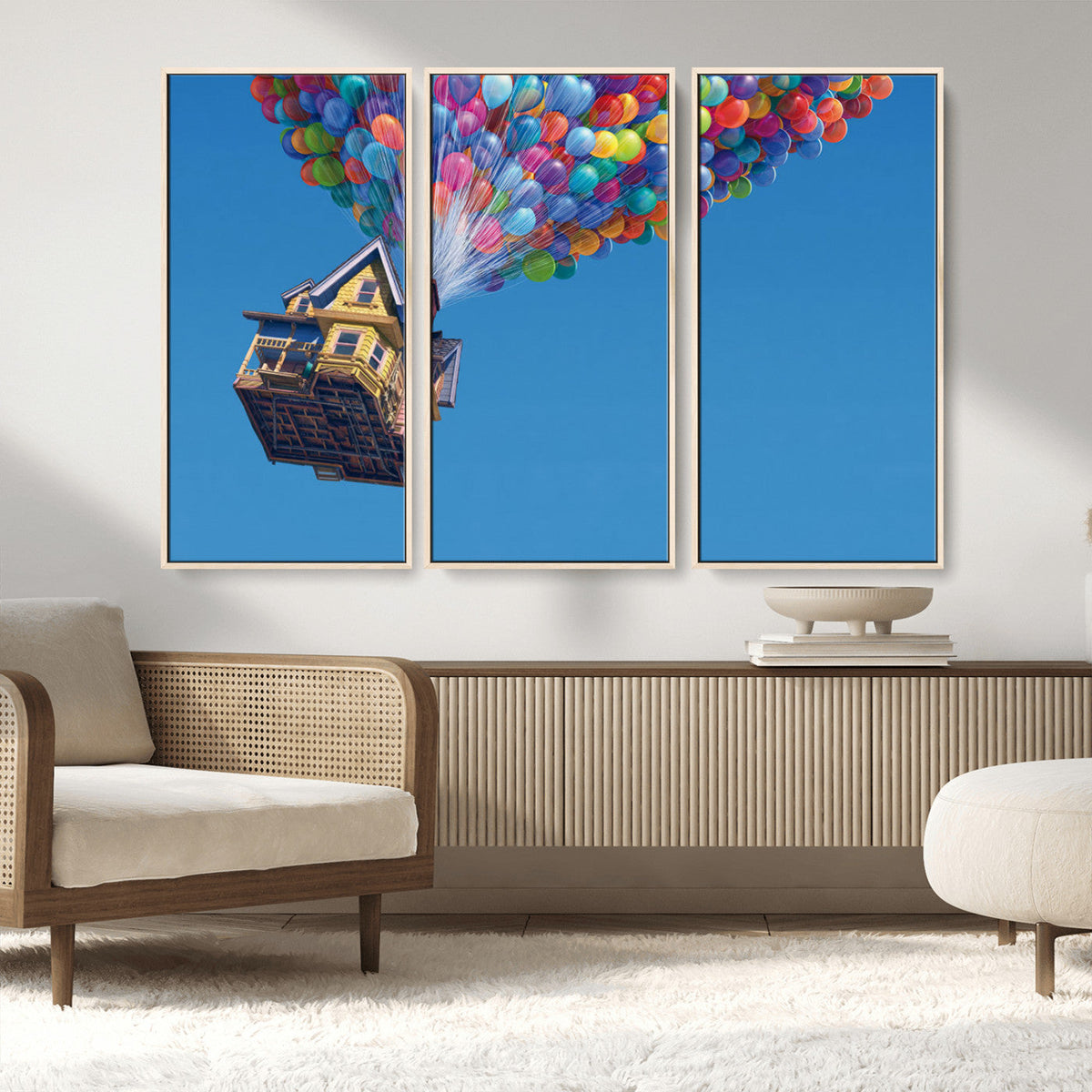 Carl Fredricksen, Up Movie Wall Art, Balloons Wall Art, Air