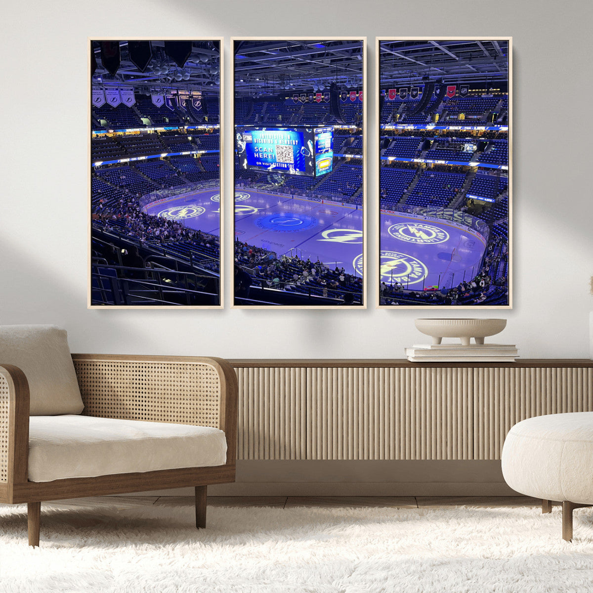Amalie Arena Florida Wall Art Canvas Print - NHL Hockey
