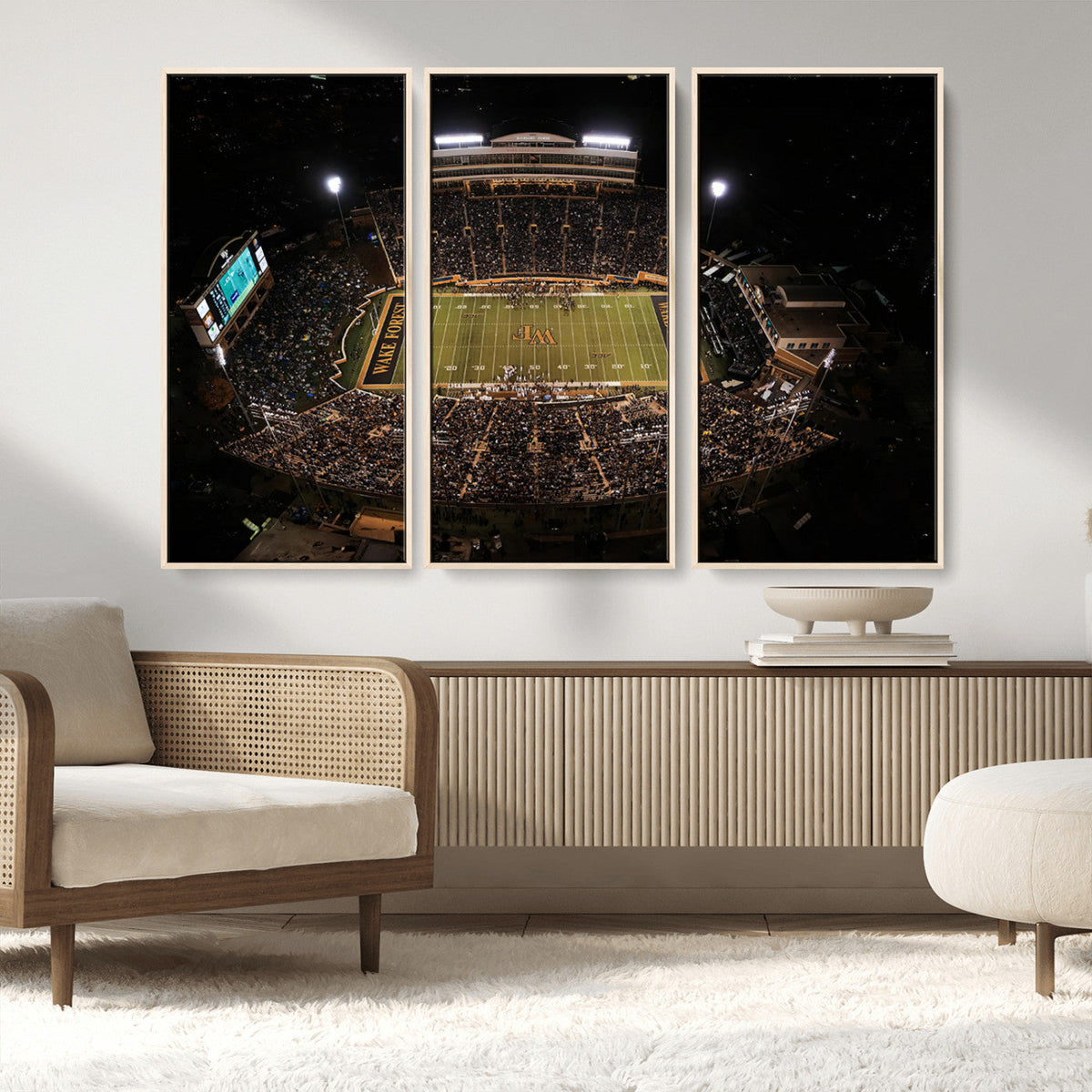 Wake Forest University Demon Deacons Canvas Printi, Football