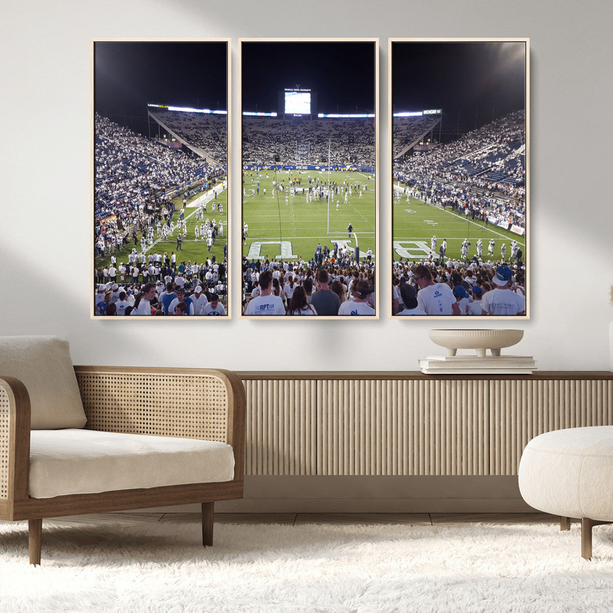 Brigham Young University Cougars Football Print Canvas -