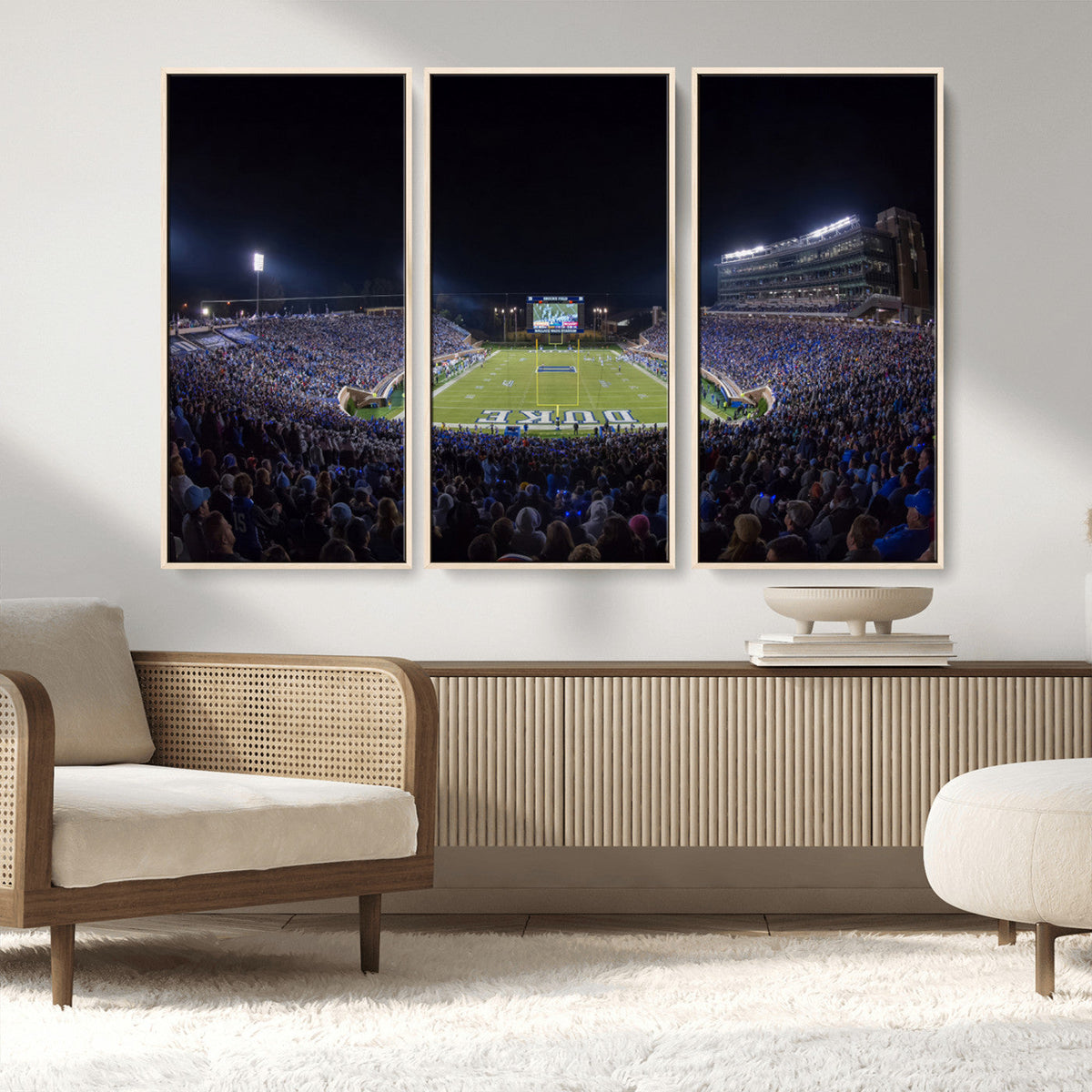 Duke University Blue Devils Football Team Print - Durham