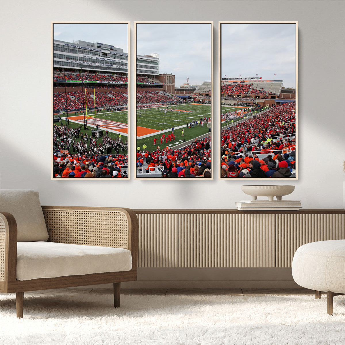University of Illinois Fighting Illini Football Team Print -