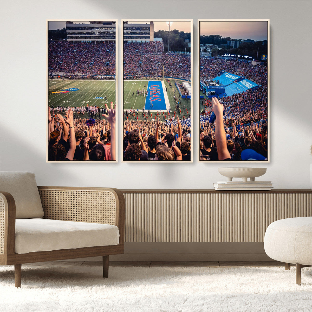 University of Kansas Jayhawks Football Team Art Print -