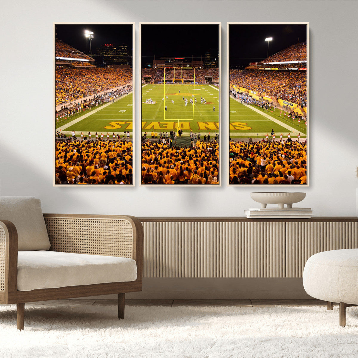 ASU Sun Devils Football Team Print - Phoenix Mountain