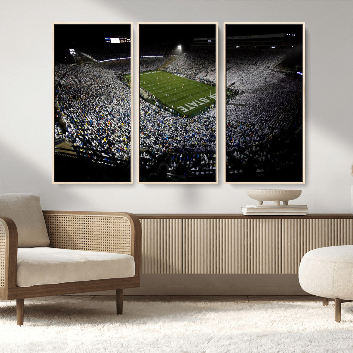 Penn State Football Stadium Wall Art - Beaver Stadium Canvas