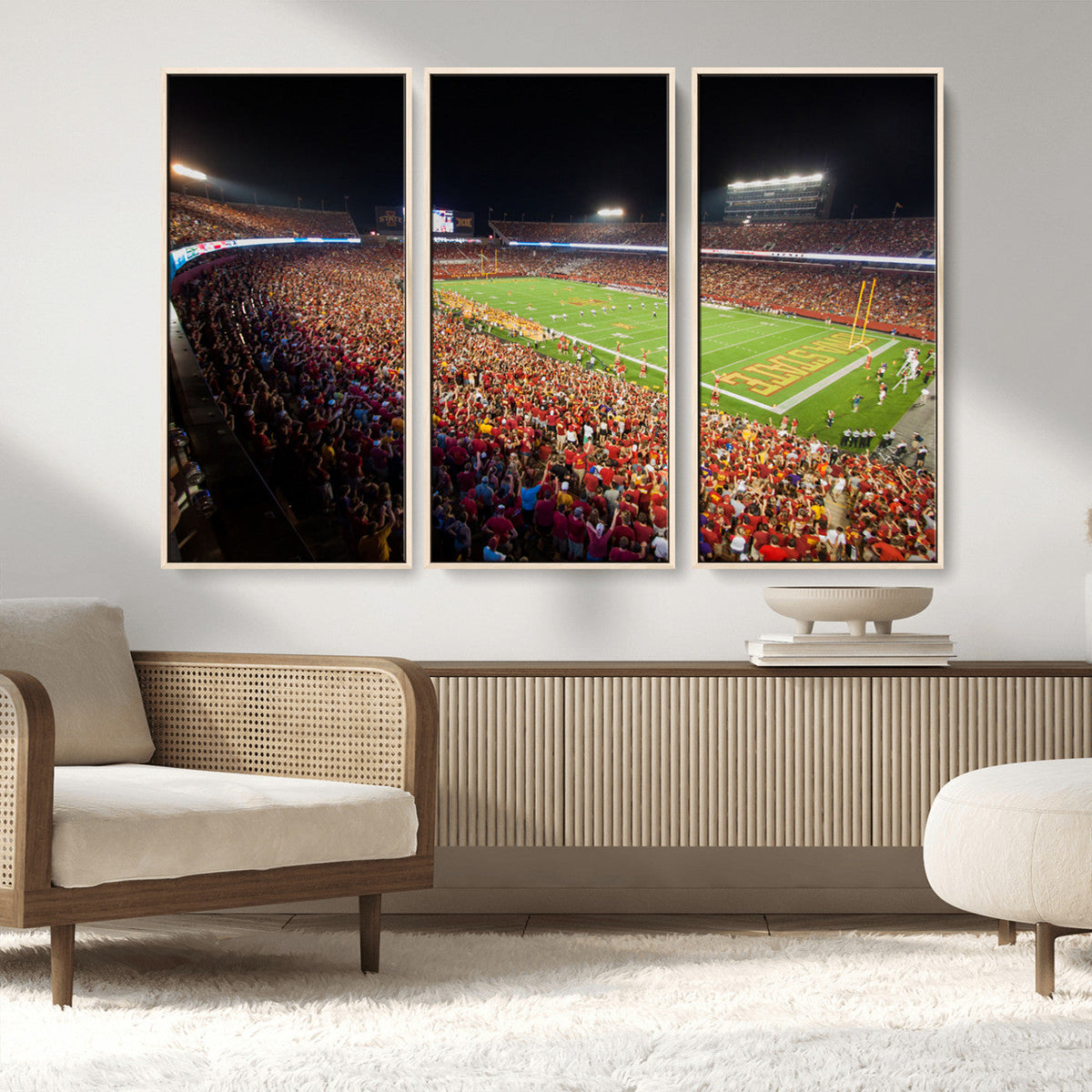 Iowa State University Cyclones Canvas Print, Football Team