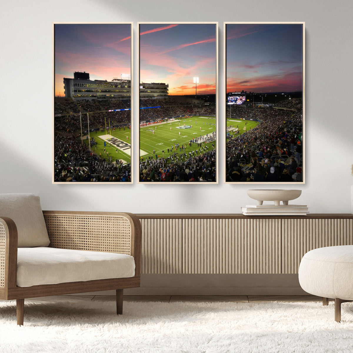 The University of Connecticut UCONN Huskies Football Team