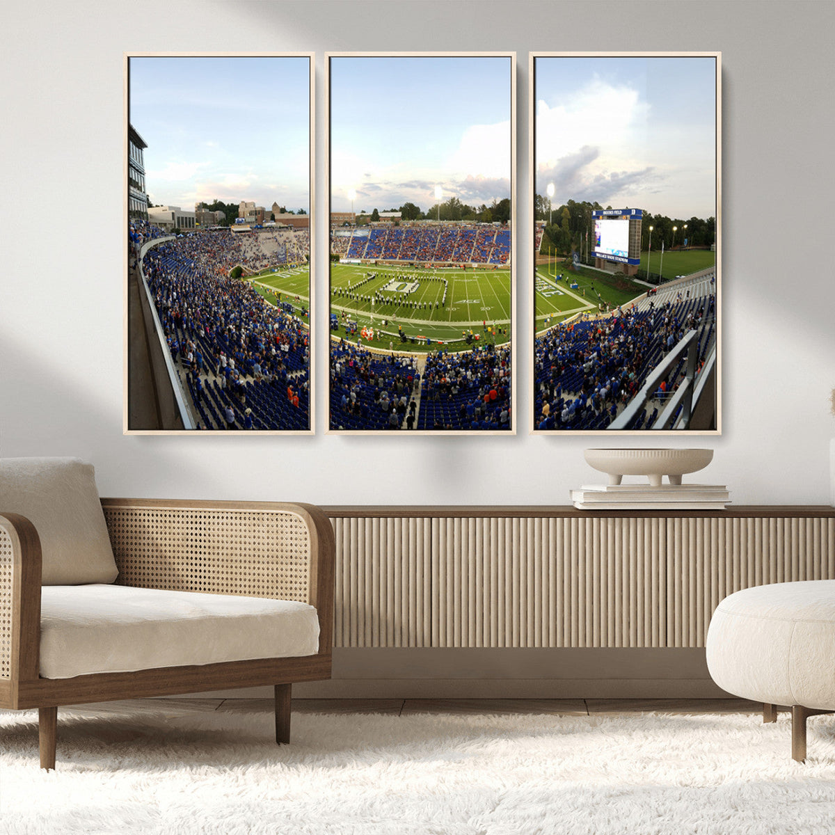 The Duke University Blue Devils Football Team Print - Durham