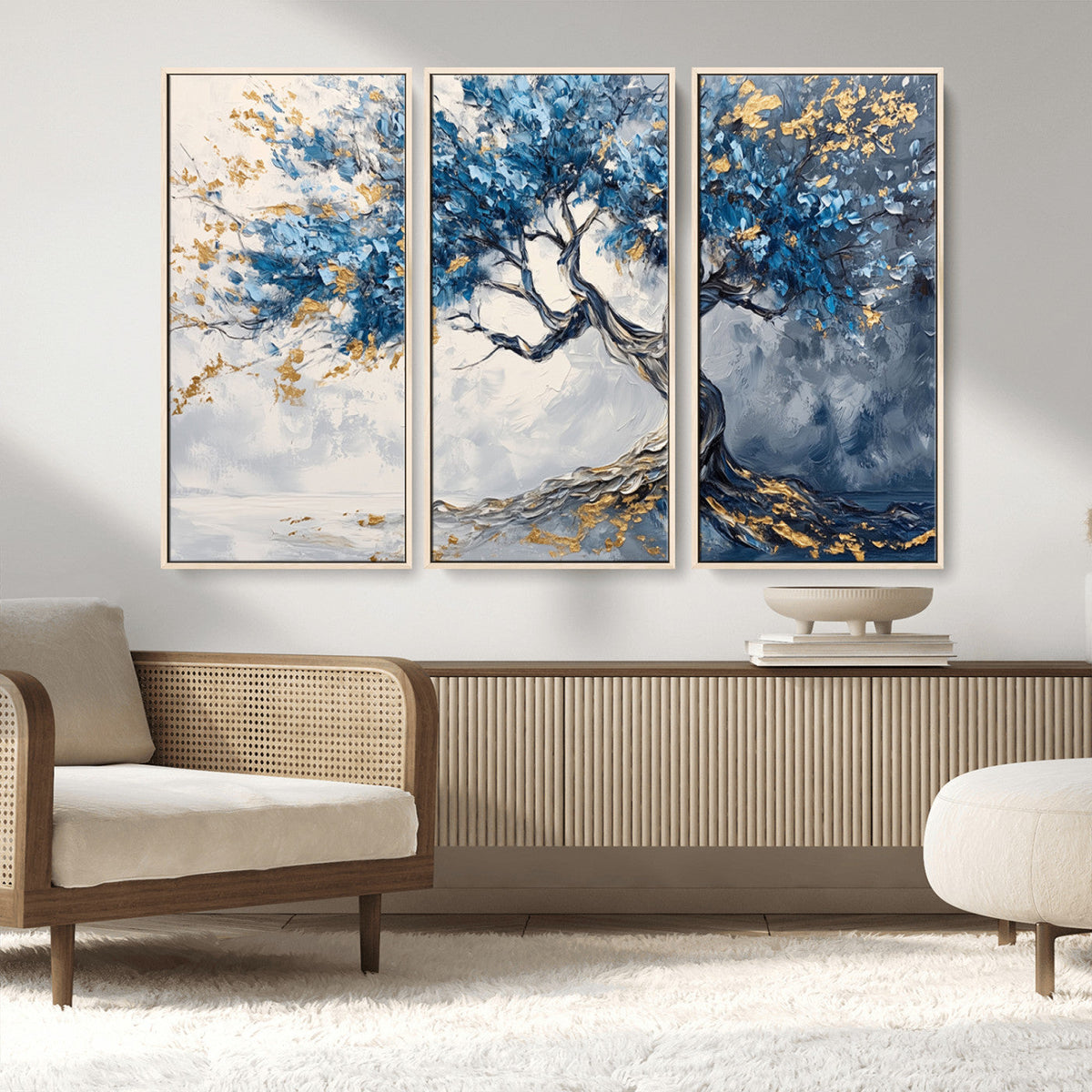 Abstract Tree Painting Canvas Wall Art | Tree of Life