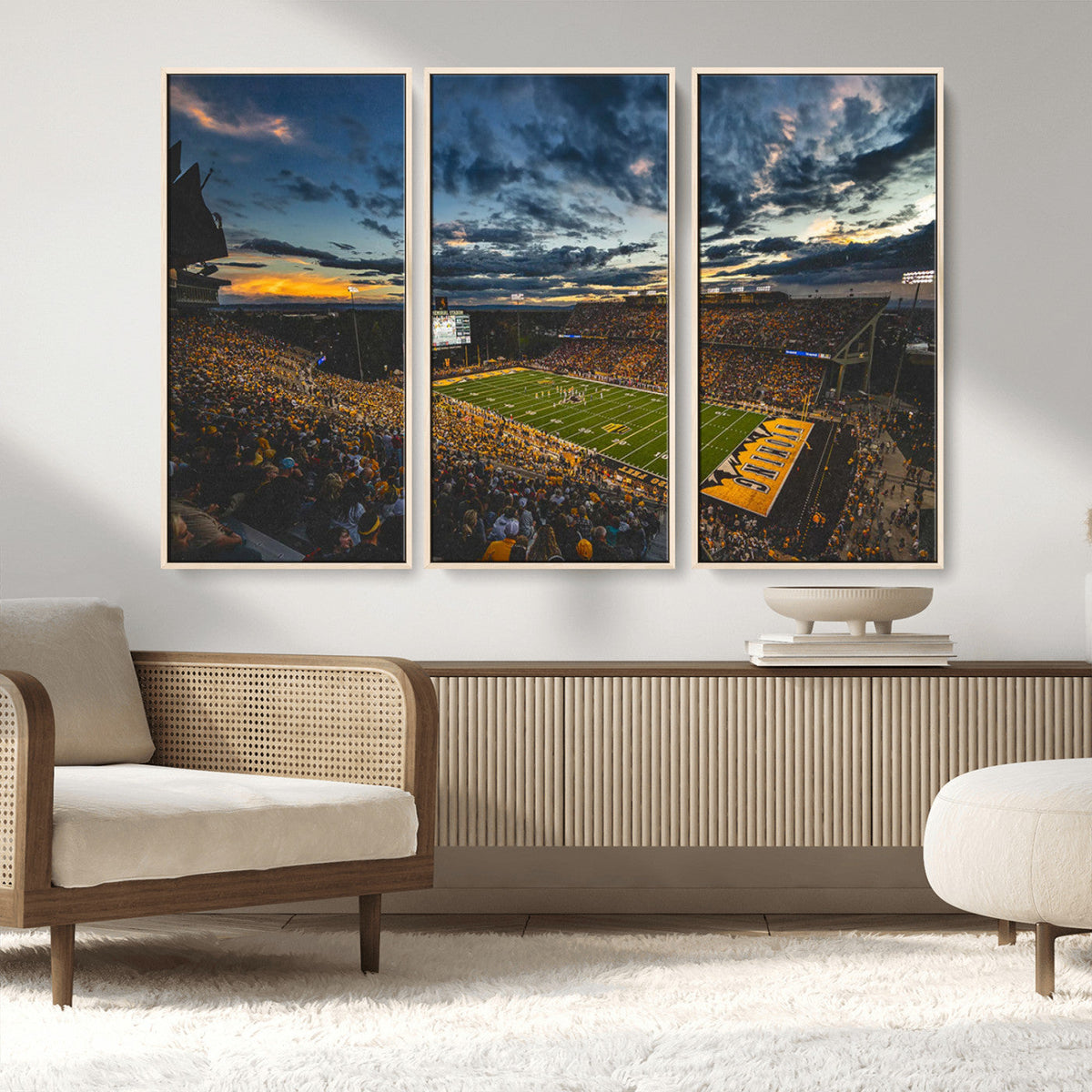 University of Wyoming Cowboys Football Team Print - Laramie