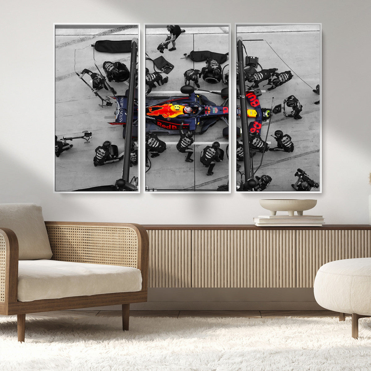 RedBull Formula 1 Canvas Wall Art Print