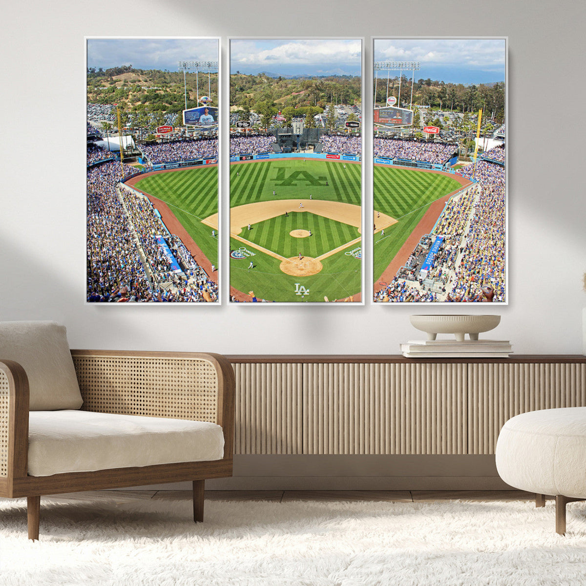 Citi Field Wall Art Print | 3-Panel New York Mets Baseball