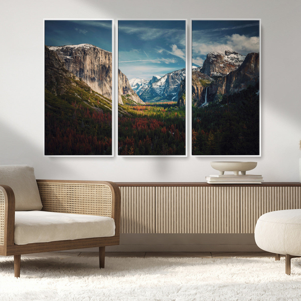 Yosemite National Park Wall Art Canvas Print – Framed