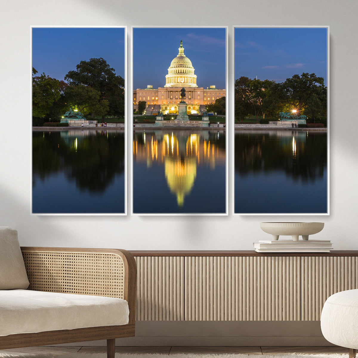 US Capitol Building Wall Art Canvas Print – Washington DC