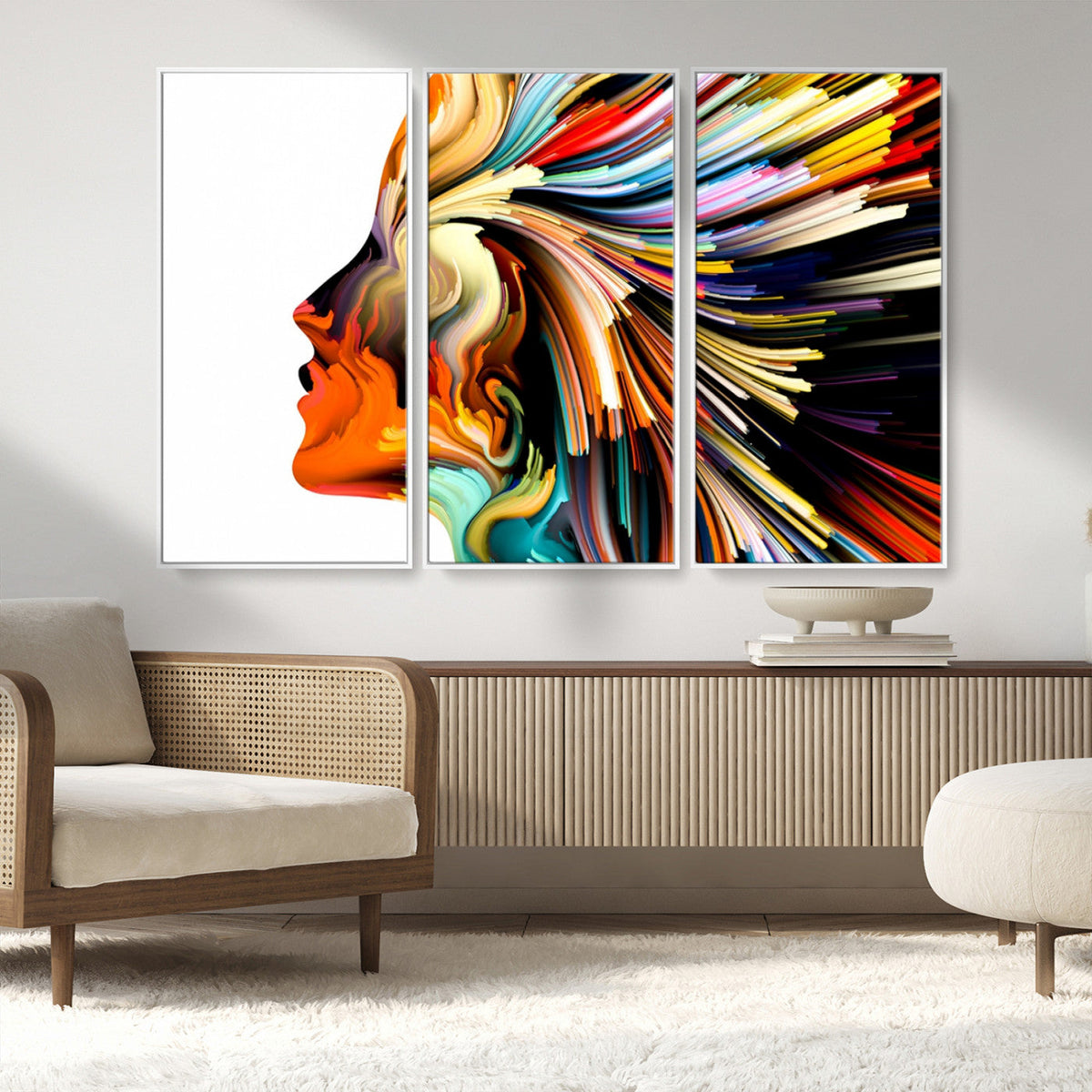 Profile Colors Canvas Print