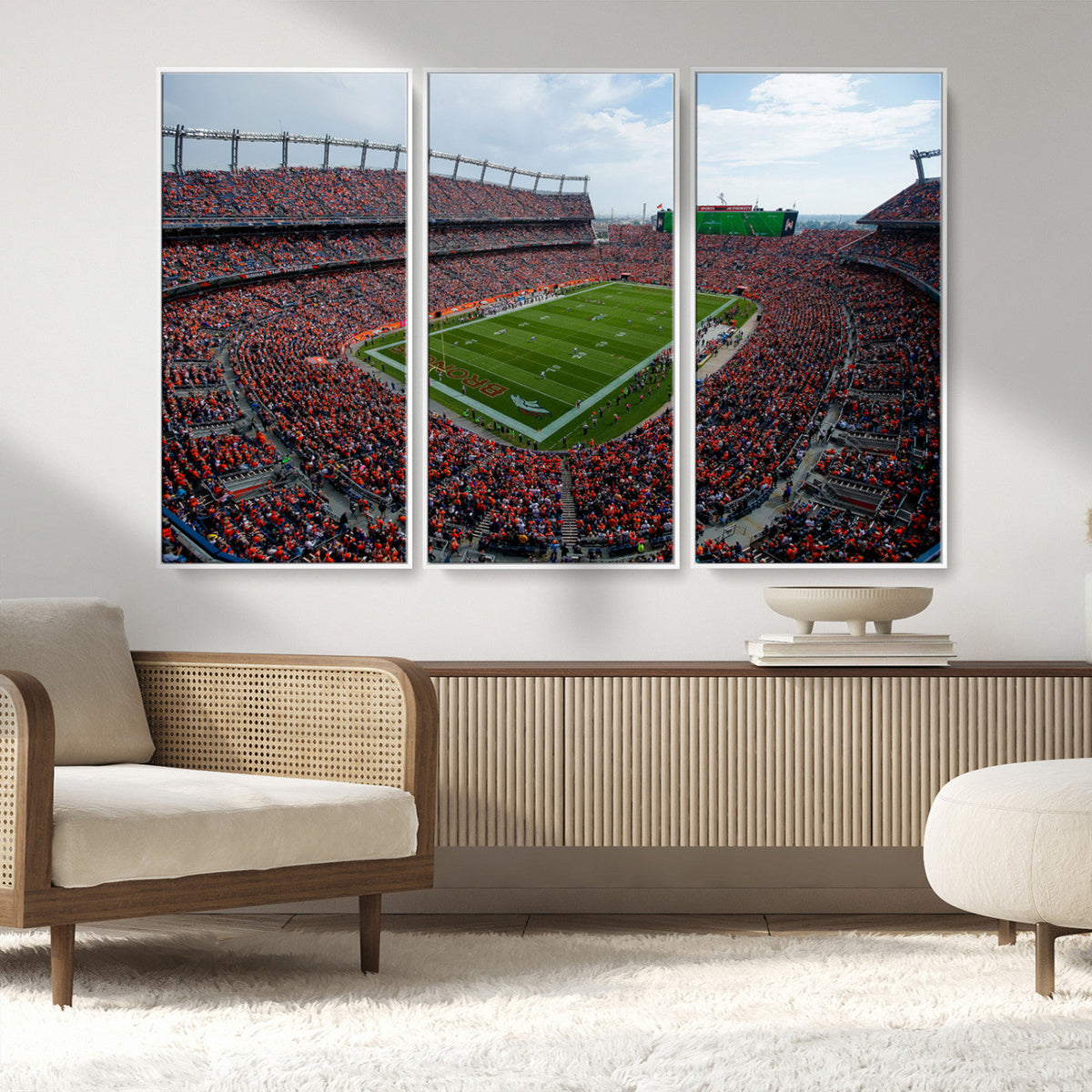 Denver Broncos Football Team Print - Empower Field Mile High