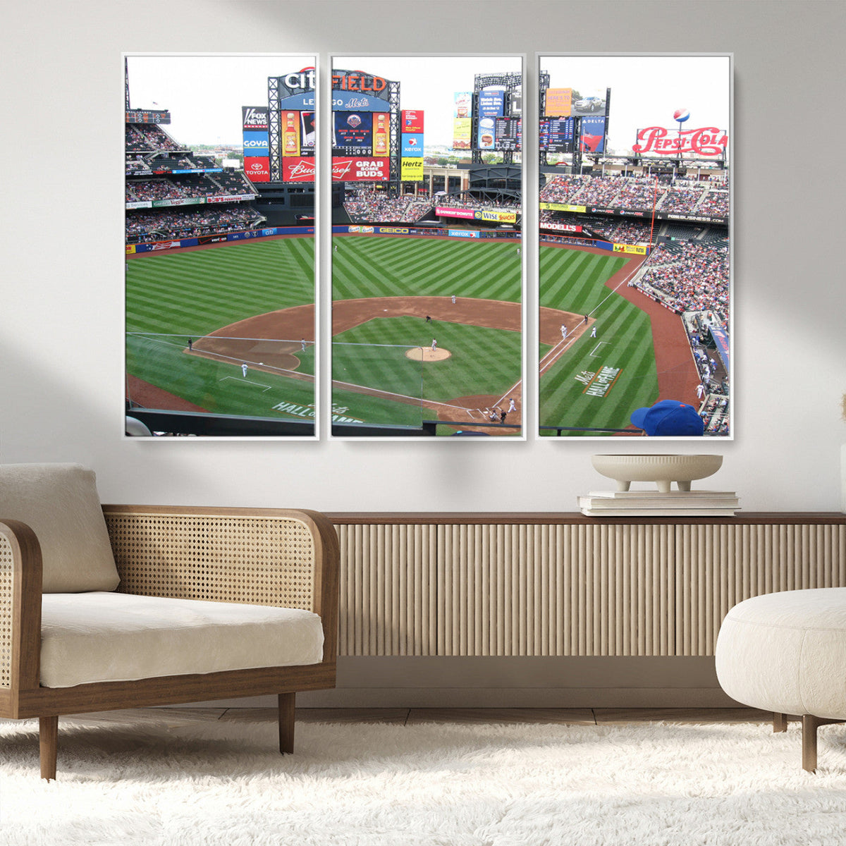 New York Mets Baseball Team Print - Citi Field Baseball
