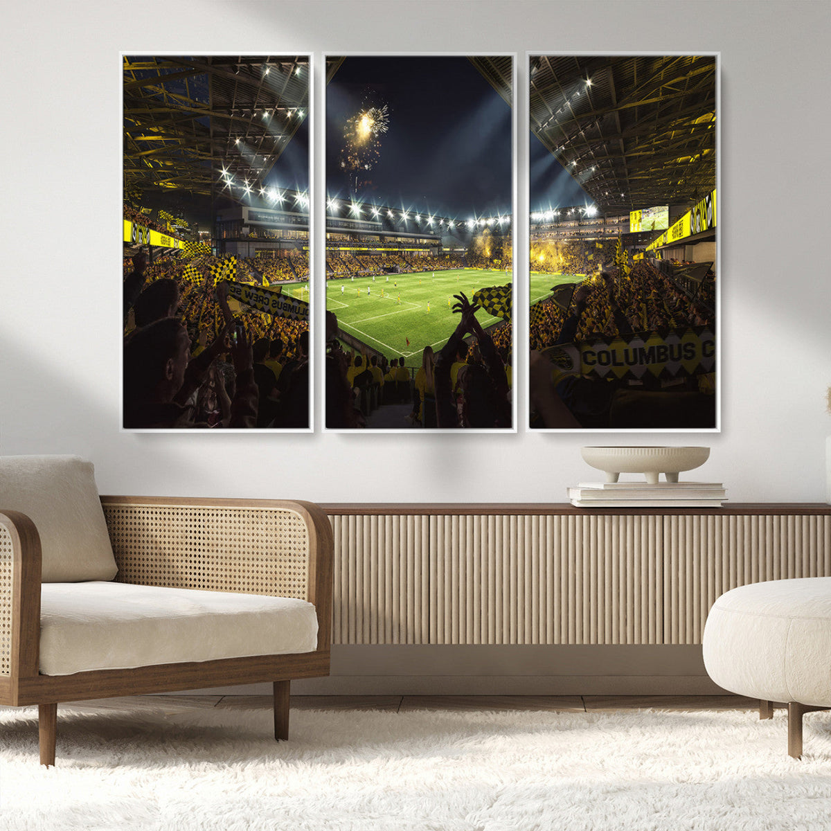 Columbus Crew Soccer Team Print - Columbus Crew Stadium Wall