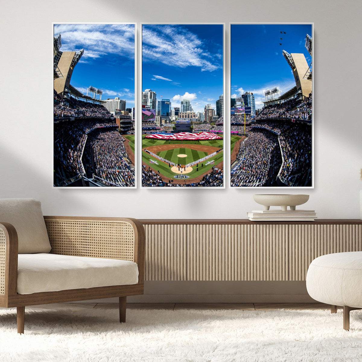 San Diego Padres Baseball Team Print - Petco Park Stadium