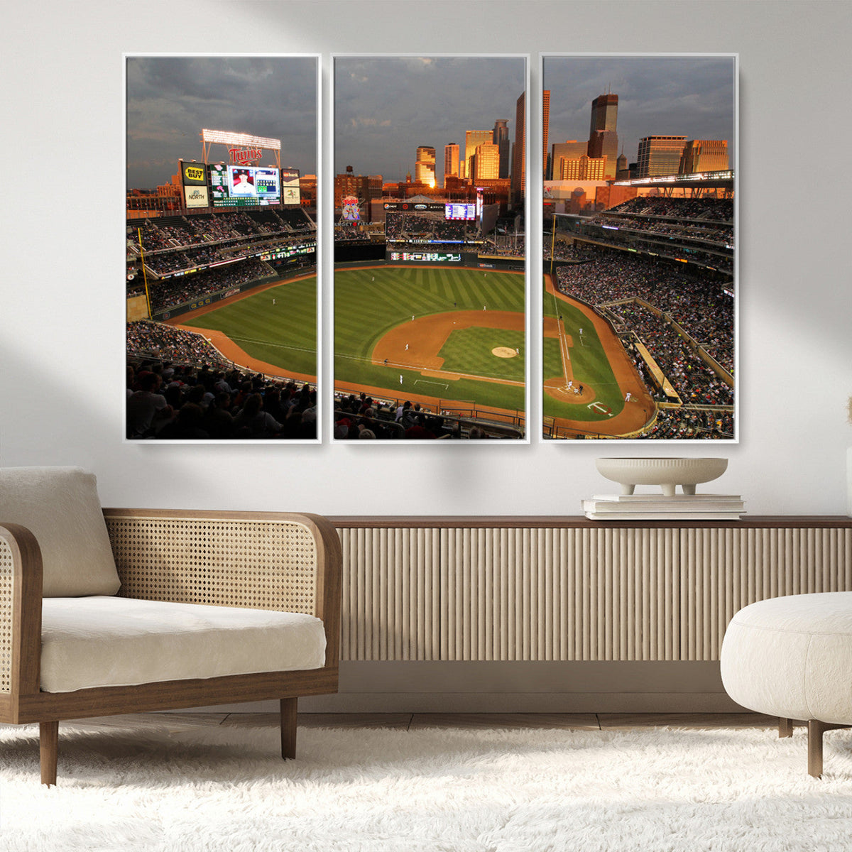 Minnesota Twins Baseball Team Print - Minneapolis Target