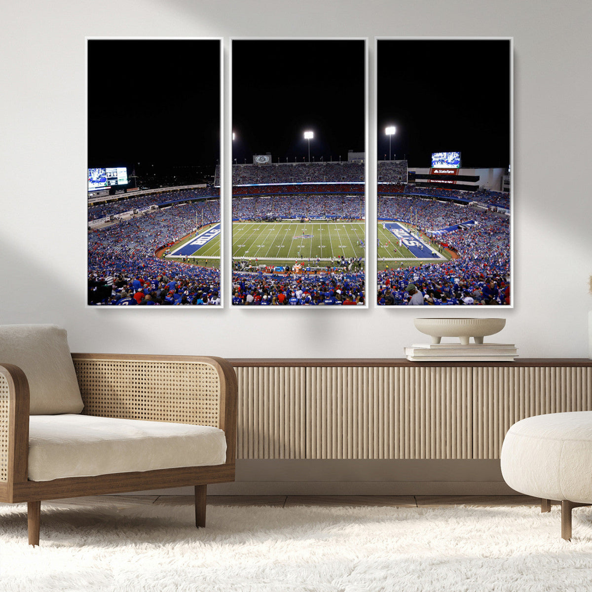 Buffalo Bills Wall Art - Buffalo Bills Stadium Canvas Print,