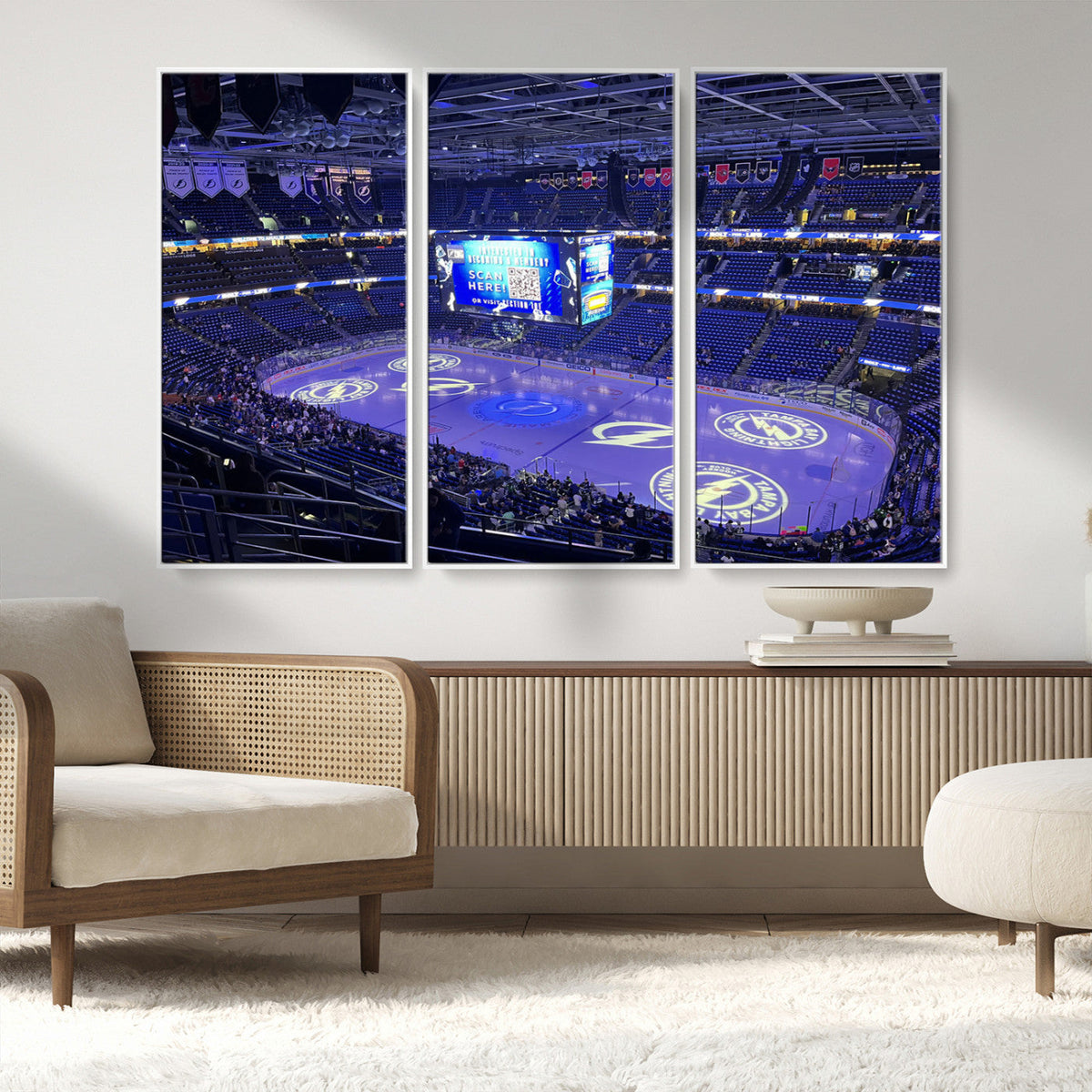 Amalie Arena Florida Wall Art Canvas Print - NHL Hockey