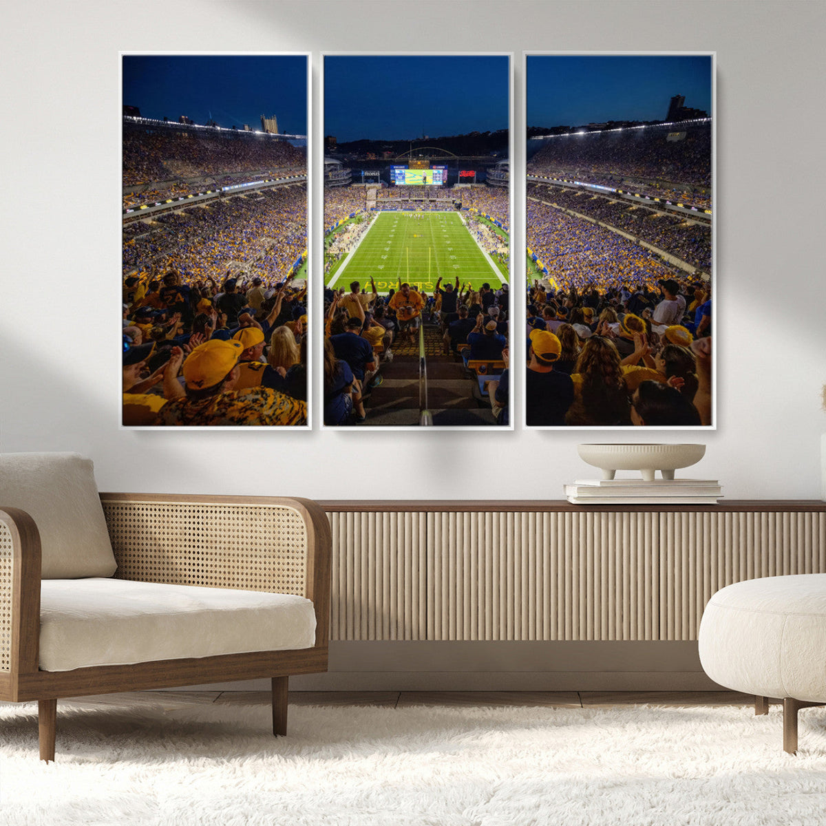 Pittsburgh Panthers Football Team Print - Pittsburgh