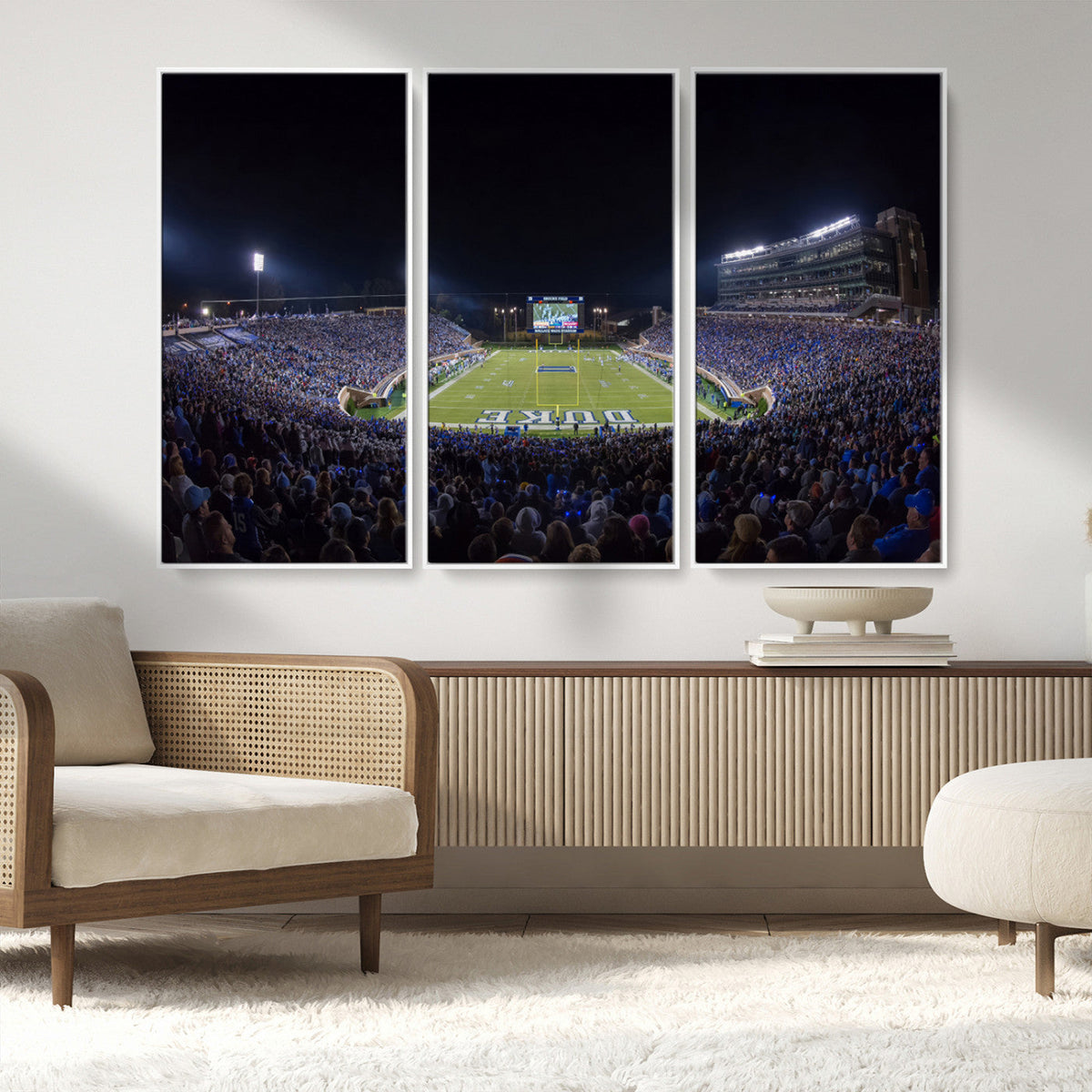 Duke University Blue Devils Football Team Print - Durham
