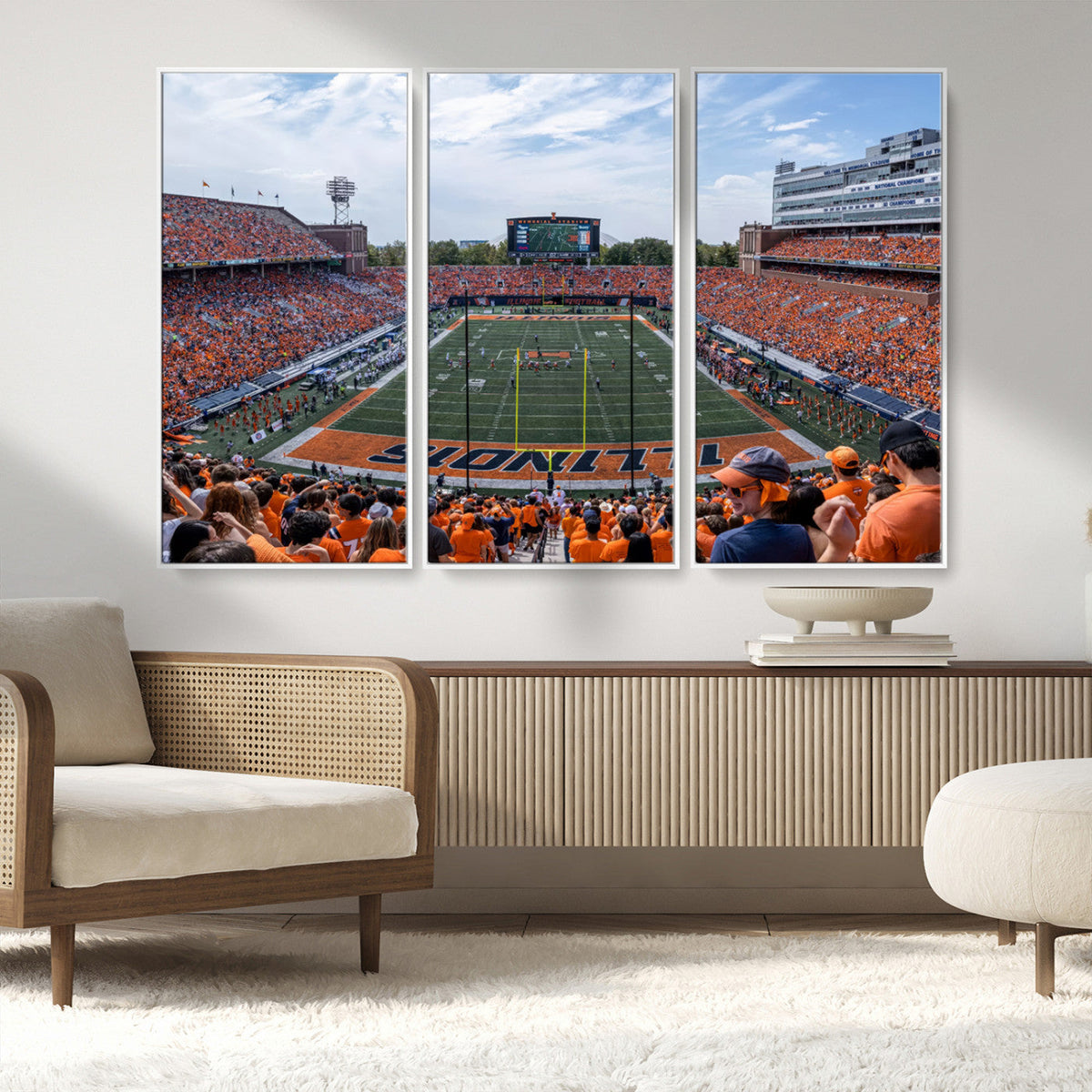 University of Illinois Fighting Illini Football Team Print