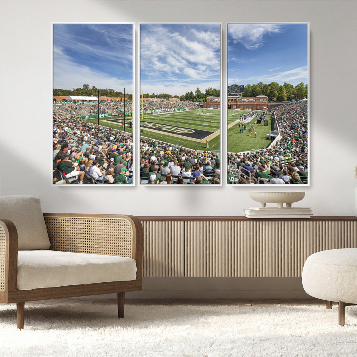 University of Charlotte 49ers Football Team Print -