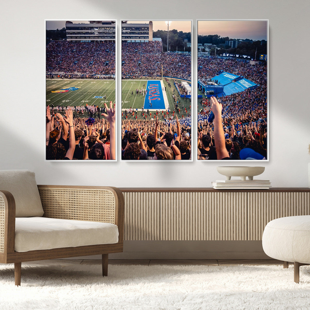 University of Kansas Jayhawks Football Team Art Print -