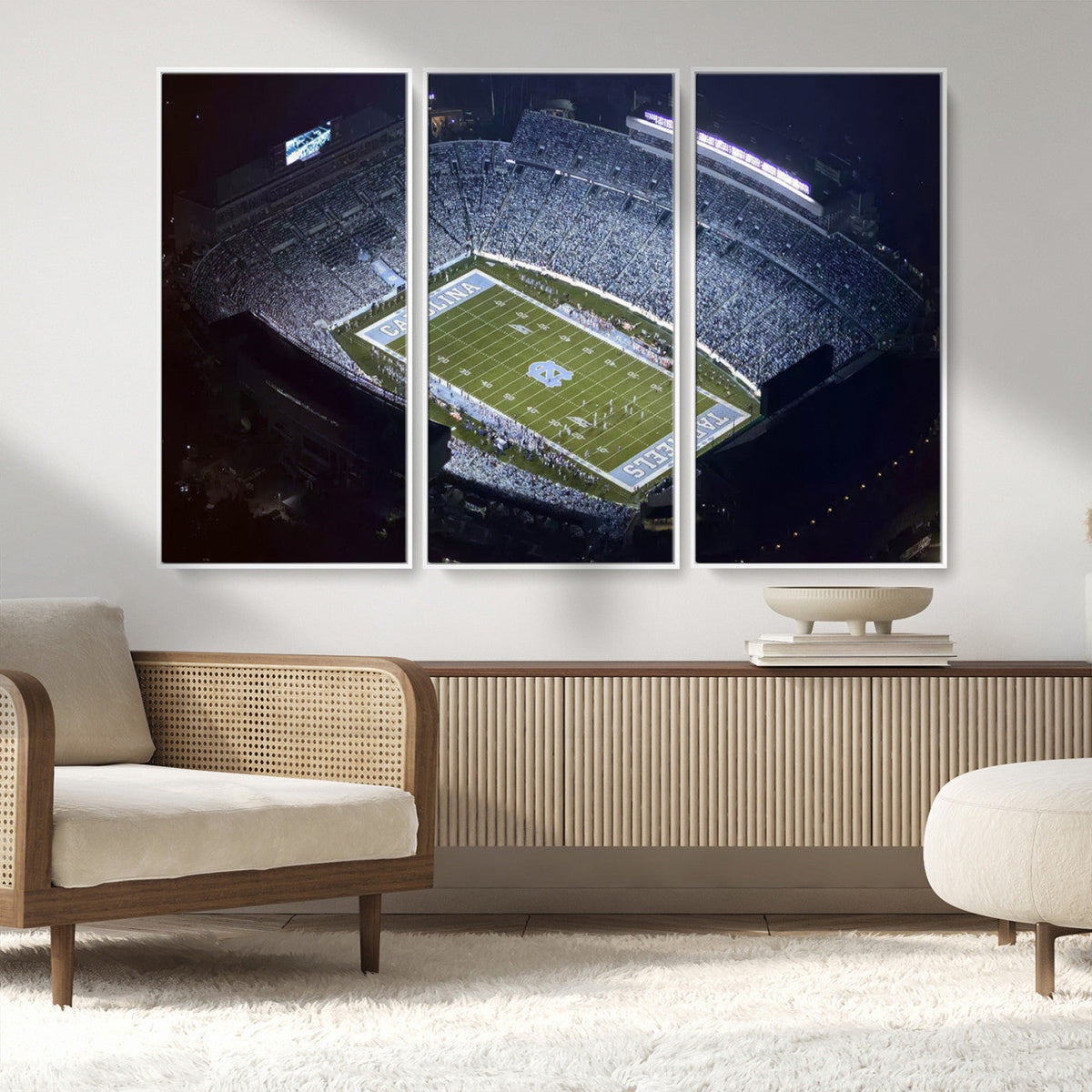 University of North Carolina Tar Heels Football Team Print -