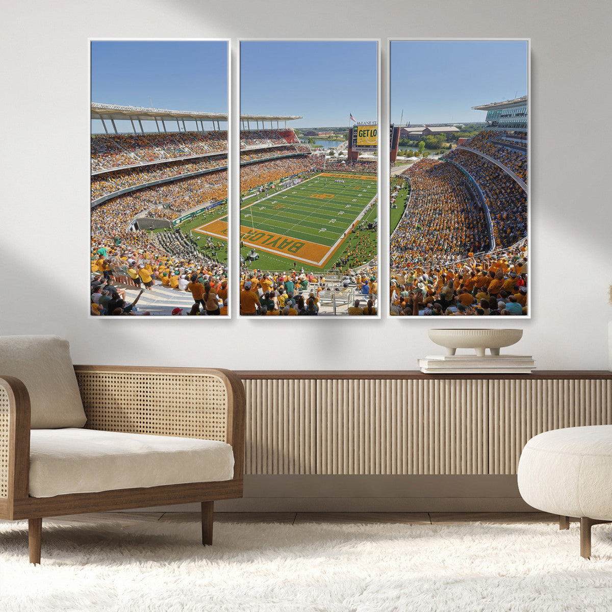 Baylor University Bears Football Team Print - Waco McLane
