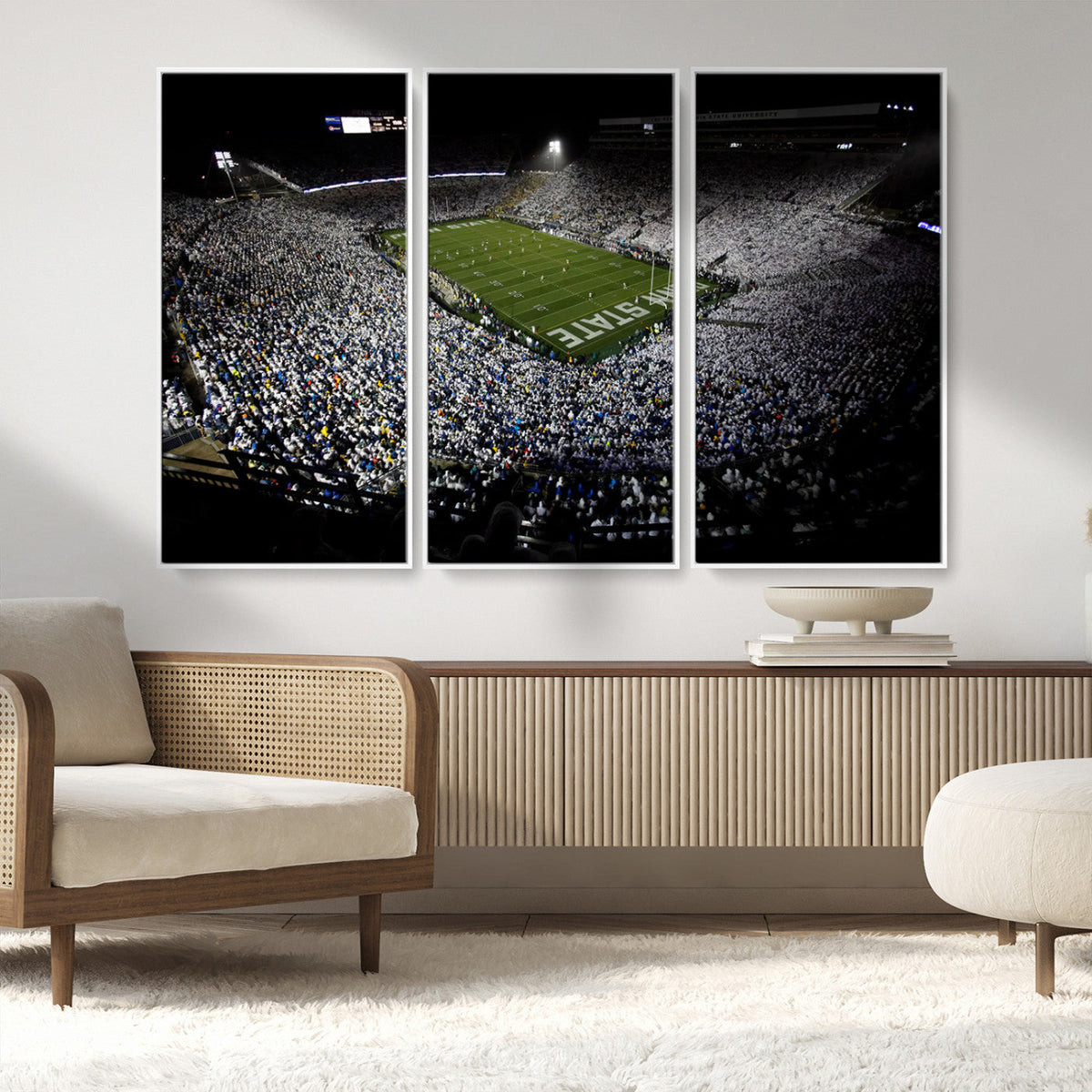 Penn State Football Stadium Wall Art - Beaver Stadium Canvas
