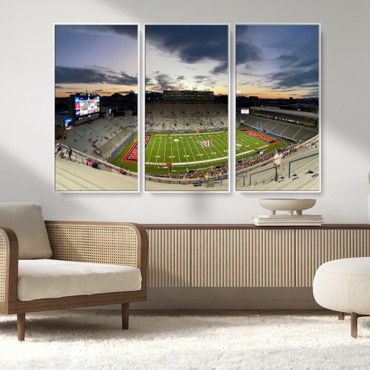 Arizona Wildcats Football Team Print - Tucson Arizona