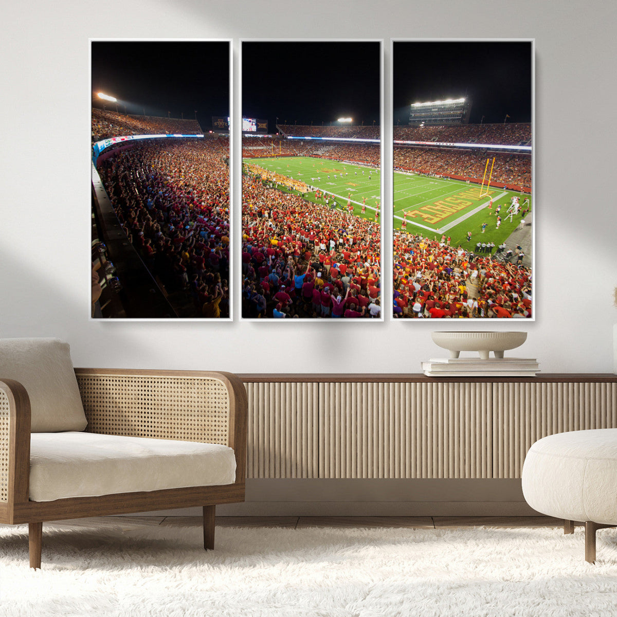 Iowa State University Cyclones Canvas Print, Football Team