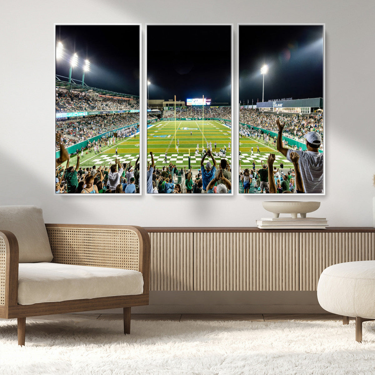 The Tulane University Green Wave Football Team Print - New
