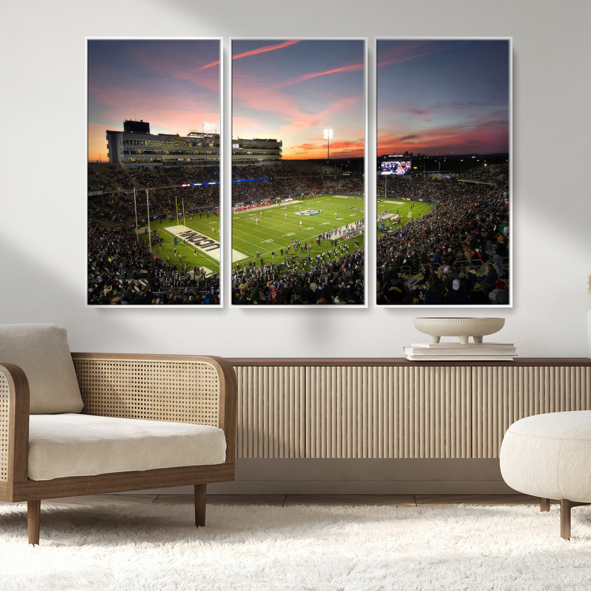 The University of Connecticut UCONN Huskies Football Team