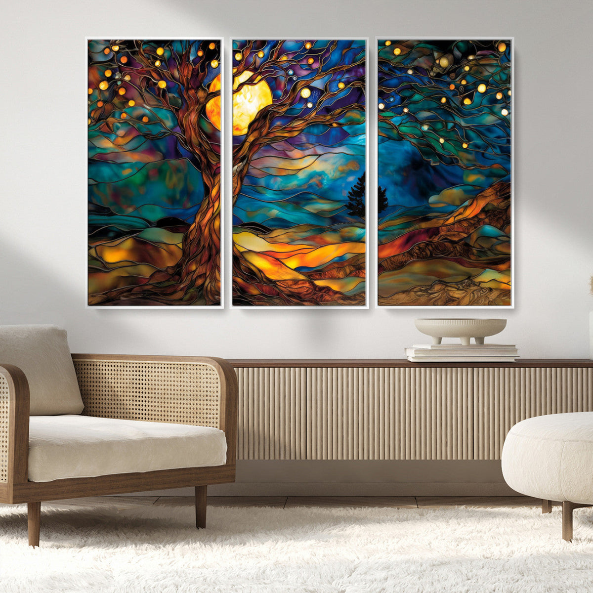 Tree of Life Wall Art - Yggdrasil Tree of Life Canvas Print