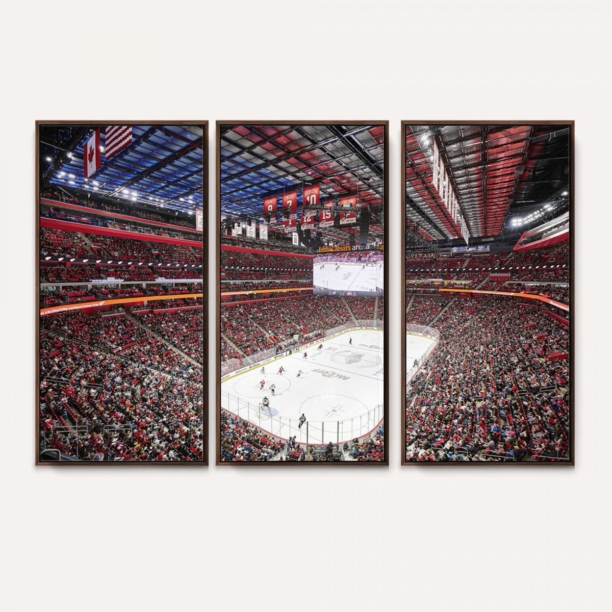 Barton Malow Little Caesars Arena Detroit Wall Art Canvas