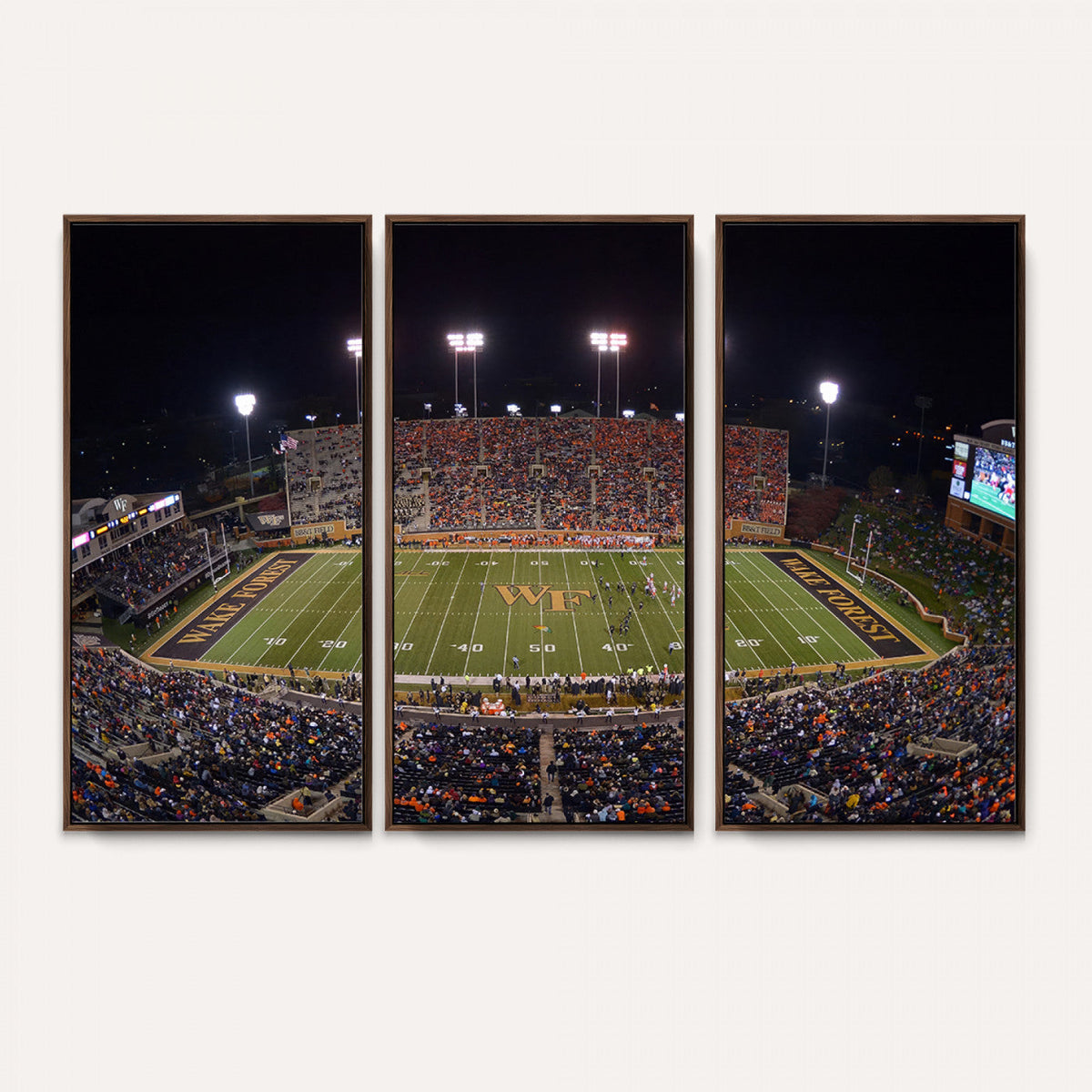 Demon Deacons Print Canvas, Football Team Print -