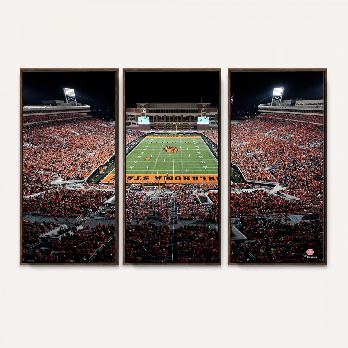 Oklahoma State Cowboys Canvas Print, Football Team Print -