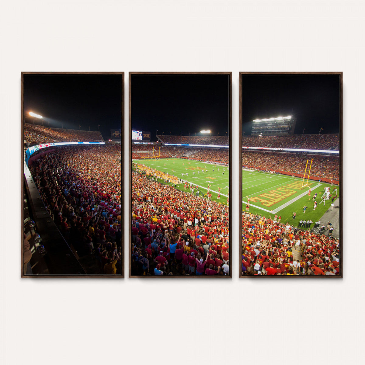 Iowa State University Cyclones Canvas Print, Football Team